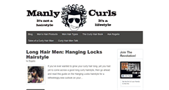Desktop Screenshot of manlycurls.com