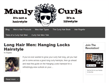 Tablet Screenshot of manlycurls.com